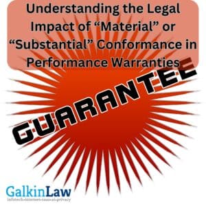 Contract warranty terms